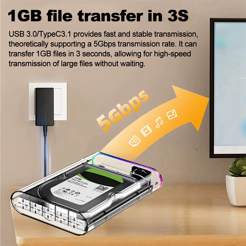 3.5IN HDD/SSD-behuizing Transp - External Ssd recensie en prijs