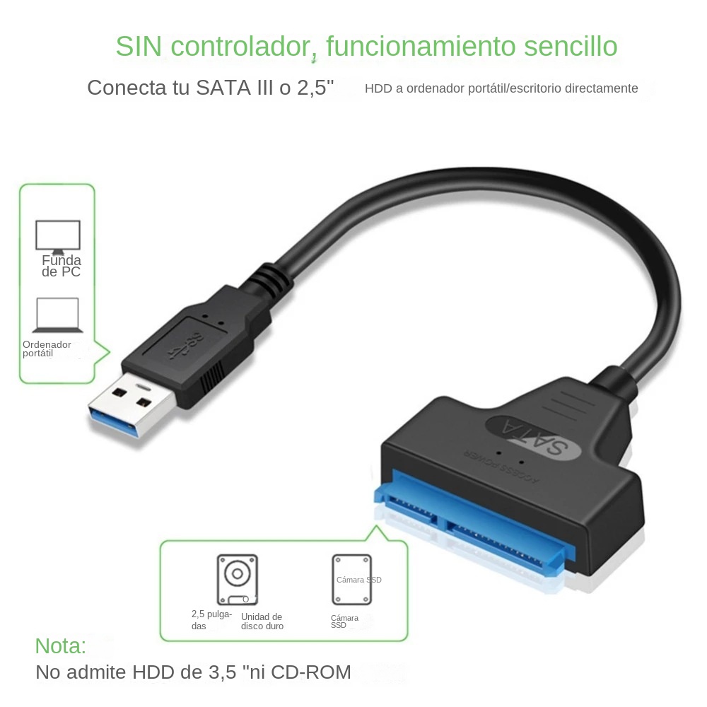 USB 3.0 SATA 3 Kabel SATA naar - External Ssd recensie en prijs