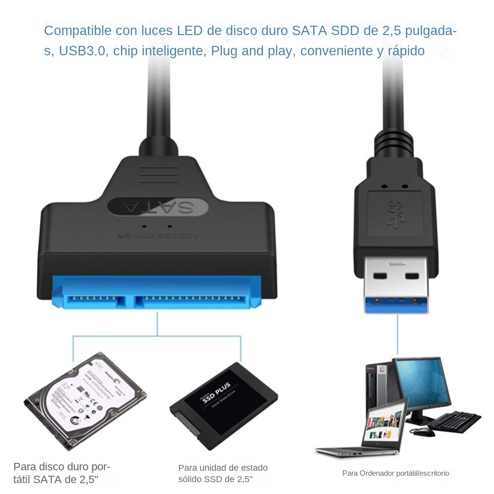 USB 3.0 SATA 3 Kabel SATA naar - External Ssd recensie en prijs